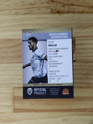 Firma Amallah Valencia CF 8/30