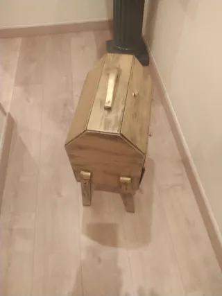 Costurero Zapatero Madera Dorado