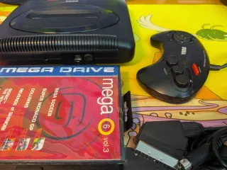 Mega Drive 2 RGB Switchless 50-60 hz Juego & Mando