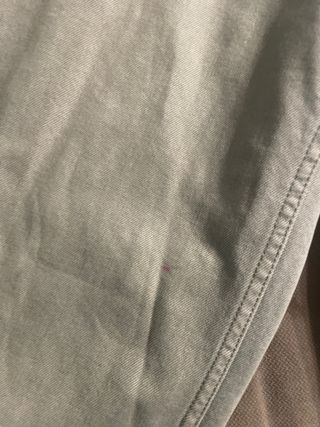 Pantalón vaquero ancho verde