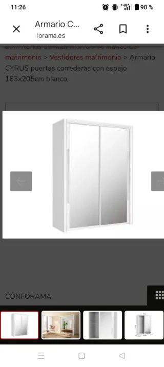 Armario Cyrus  Conforama