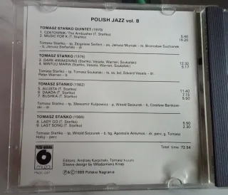 CD Raro Tomasz Stanko Polish Jazz Vol. 8