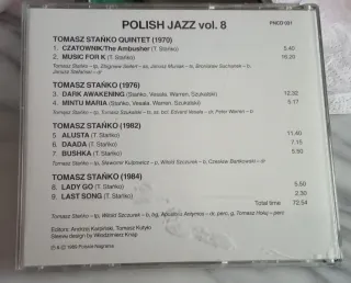 CD Raro Tomasz Stanko Polish Jazz Vol. 8