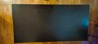 Mesa de centro negra con almacenaje