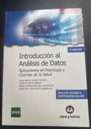 Libro análisis de datos UNED 1 universidad