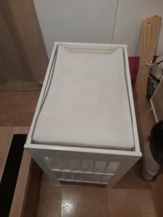 Mueble cambiador blanco