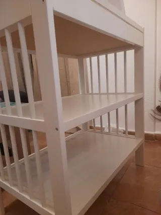 Mueble cambiador blanco