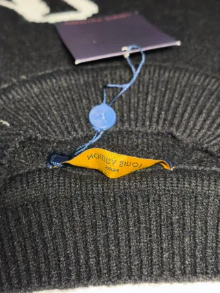 Maglione Louis Vuitton Logo LV Nero