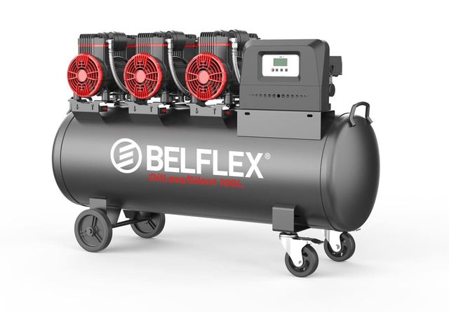 Compresor Belflex 100L 5,85HP Silencioso