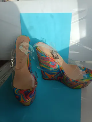 Sandalias de plataforma talla 37