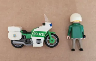 Playmobil Policía con Moto