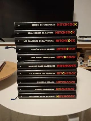 Serie completa de libros de Alfred Hitchcook.