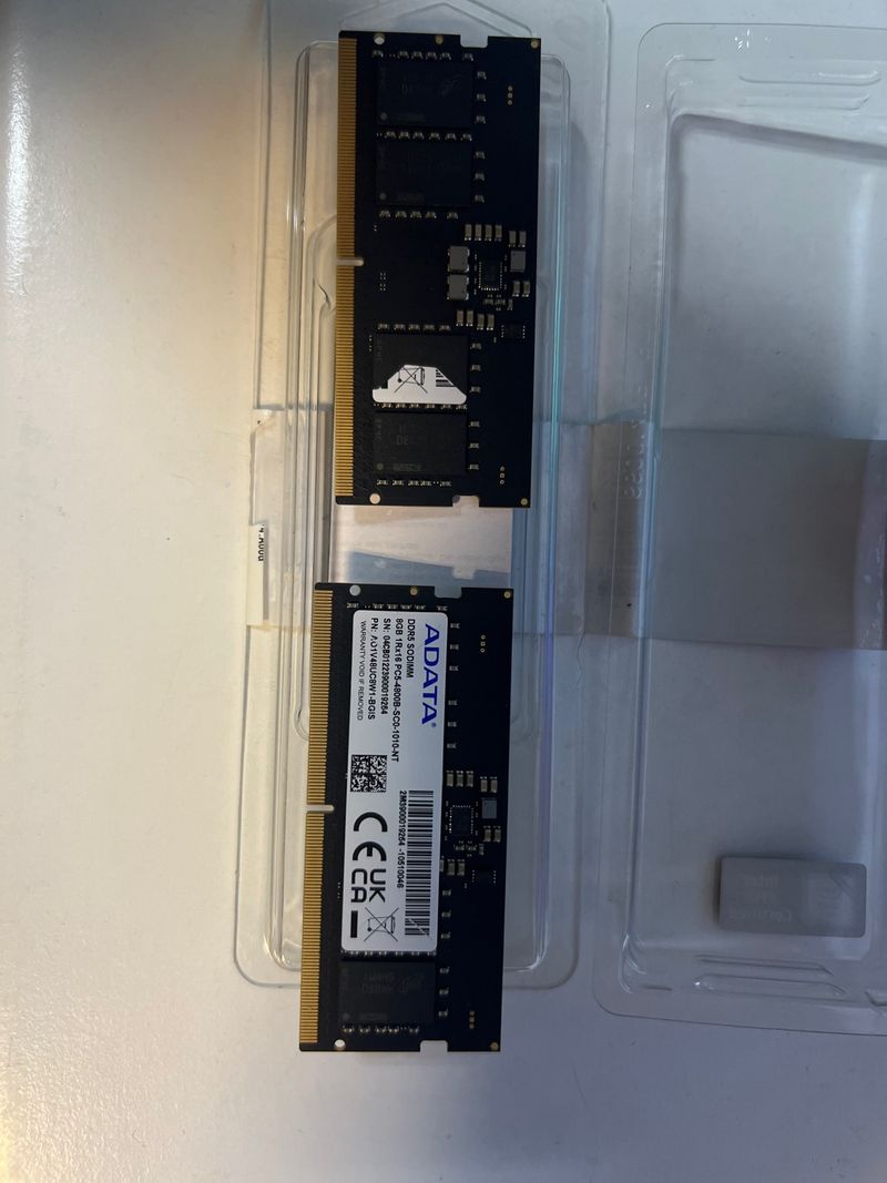 2x Módulos RAM DDR5 ADATA 8GB 4800MHz