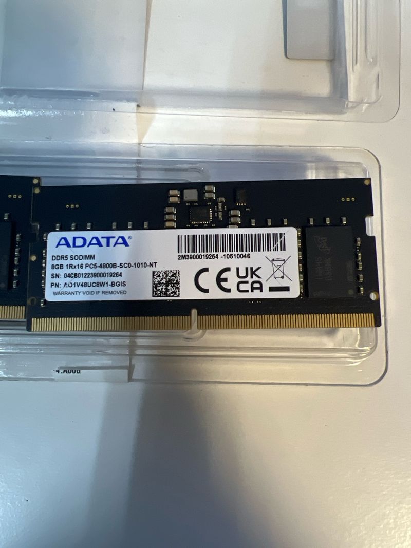 2x Módulos RAM DDR5 ADATA 8GB 4800MHz afbeelding 2