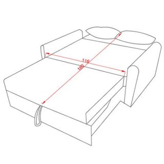 Sofá Cama Gris Ciro