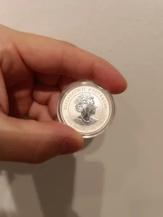 Moneda Plata lunar 3 2023 Conejo 1/2 oz