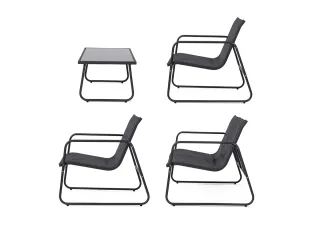 Conjunto Muebles Exterior: Sofa, 2 Sillas y Mesa