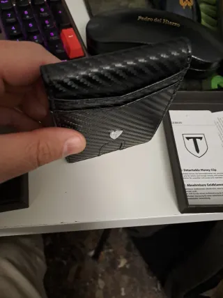 Cartera Teehon RFID Negra