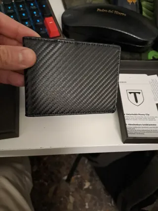 Cartera Teehon RFID Negra