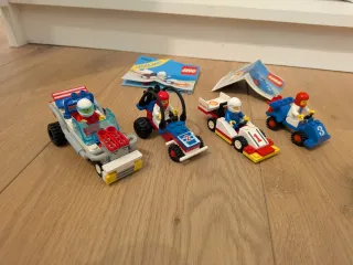 Lego 4 coches de carreras antiguos