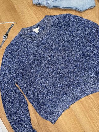Jersey de Algodón H&M – Talla L – Color Azul