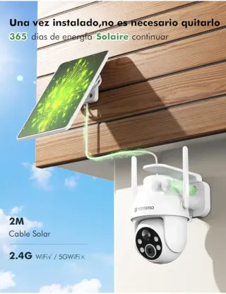 Cámara Seguridad YESYAMO Outdoor PTZ Solar
