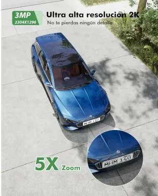 Cámara Seguridad YESYAMO Outdoor PTZ Solar