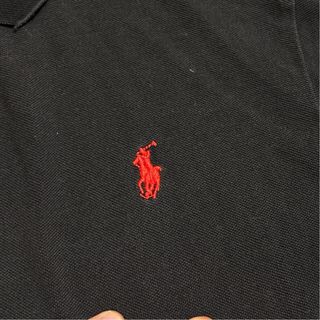 Polo Ralph Lauren Nero Logo Rosso Taglia S