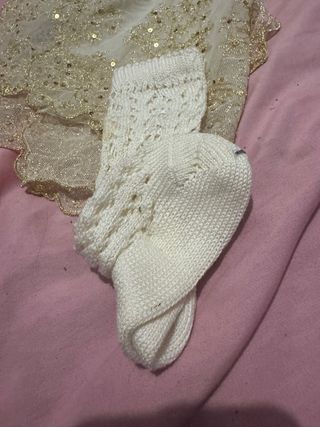 Calcetines de puntilla blancos regional