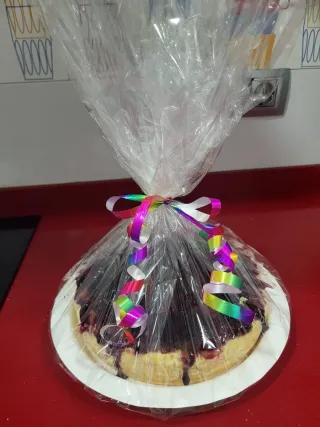 Deliciosa tarta de queso artesanal (1.5kg) + salsa