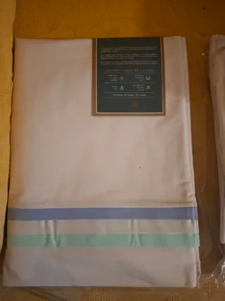 Juego de sábanas sin estrenar blancas alta calidad