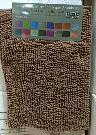 Alfombras Microfibra 40x60. 4€ unidad