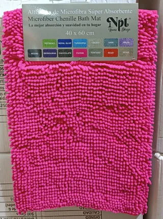 Alfombras Microfibra 40x60. 4€ unidad