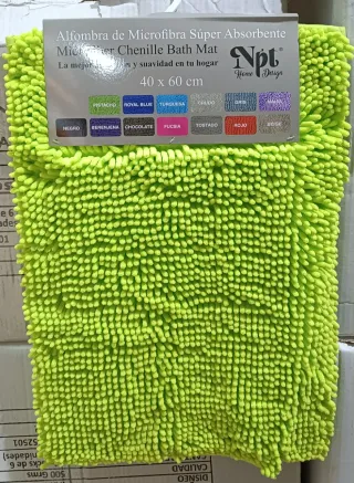 Alfombras Microfibra 40x60. 4€ unidad