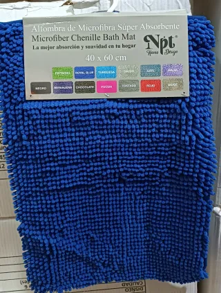 Alfombras Microfibra 40x60. 4€ unidad