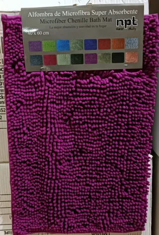 Alfombras Microfibra 40x60. 4€ unidad