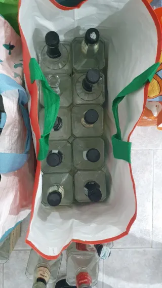 Bottiglie Jack Daniel's vuote