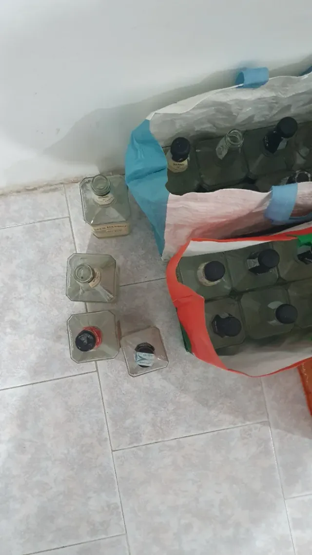 Bottiglie Jack Daniel's vuote