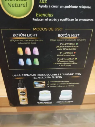 Humidificador de Esencia Ambar