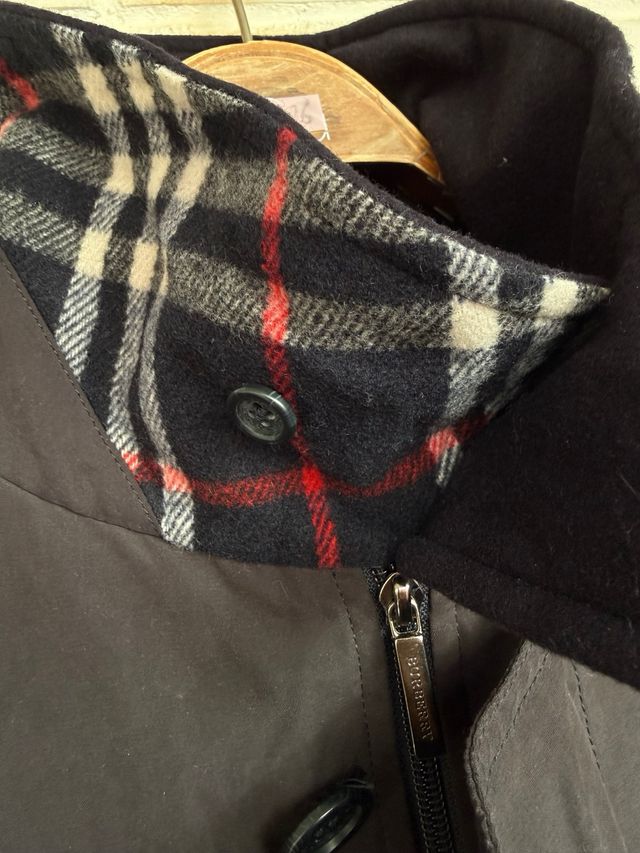 VINTAGE Chaquetón negro BURBERRY talla 5