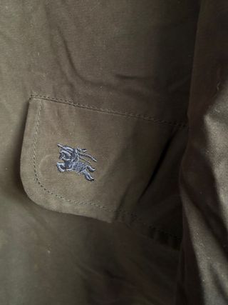 VINTAGE Chaquetón negro BURBERRY talla 5