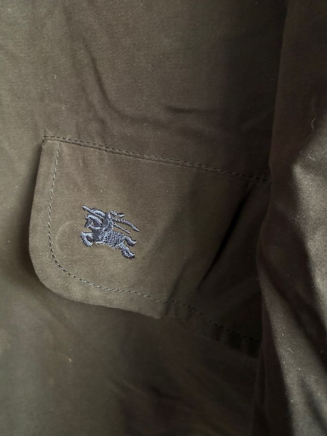VINTAGE Chaquetón negro BURBERRY talla 5