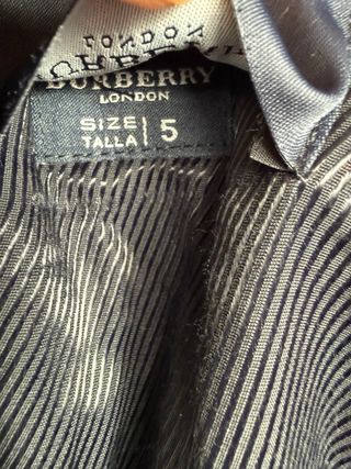VINTAGE Chaquetón negro BURBERRY talla 5