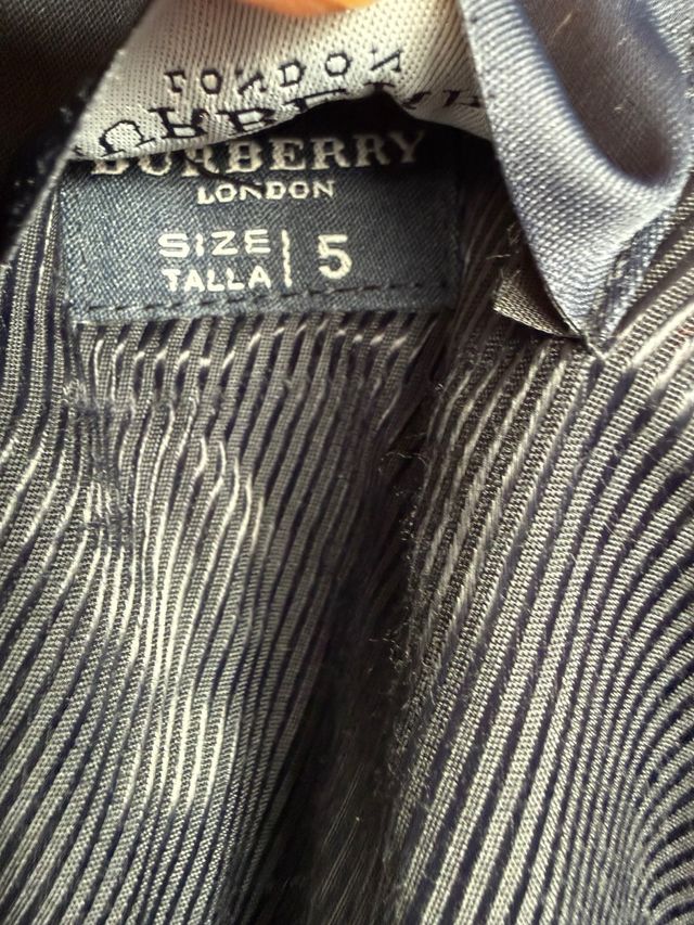 VINTAGE Chaquetón negro BURBERRY talla 5