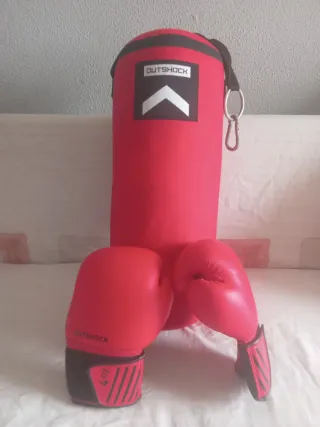 Kit de Boxeo Outshock 4oz Rojos