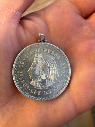 Moneda de Plata Mexicana 5 pesos 1948