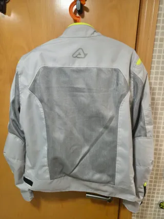 Chaqueta verano Moto Acerbis Gris y Flúor, talla L