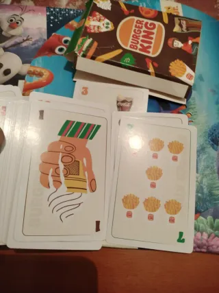 Juego de cartas Burger King