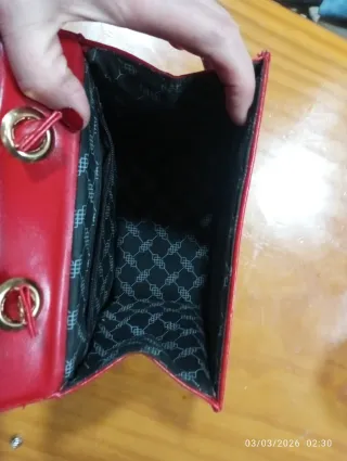 Bolso Vintage Rojo Mujer
