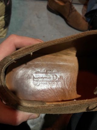 Massimo Dutti Zapatos de Gamuza Marrones
